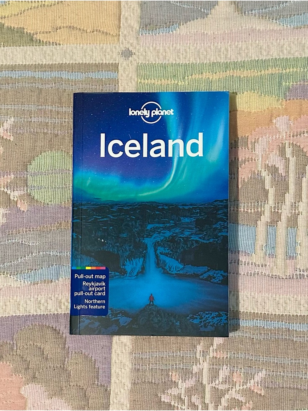 Lonely Planet Iceland Travel Guide - Blue Northern Lights Cover